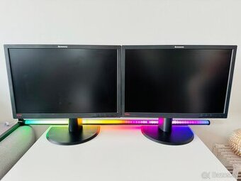 2x Profesionálny 24” FullHD monitor LENOVO THINKVISION