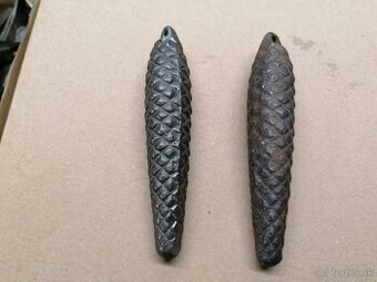 Šišky, nadoba na dazdniky, fajky, košík mechanizmus