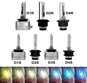 Nové xenónové výbojky - xenón D1S D2S D3S D4S