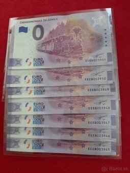 0€ Bankovka - Čiernohronska Železnica