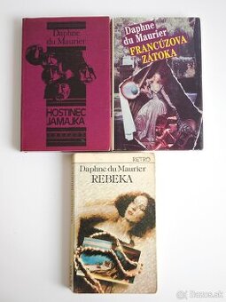 Daphne du Maurier - 3 knihy za 1,50€