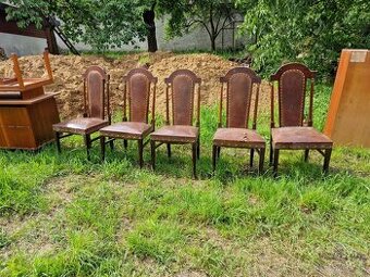 Starožitný stôl a stoličky