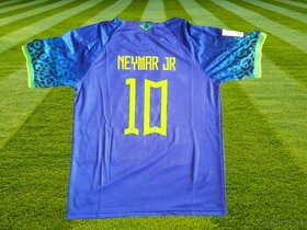 modrý dres Neymar Jr. Brasil World Cup