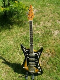 Elektrická kytara Jolana STAR X - prototyp, sběrat. rarita - 1