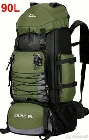 nový nepoužitý batoh objem 90L s ochrannou plas - 1