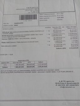 Elektrický Súper Chopper Eco