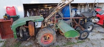 Malotraktor, silný motor s kypričom pôdy