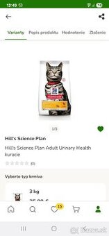 Granule pre macky Hill's Science Plan Adult Urinary Health