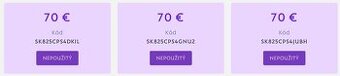 ZADARMO Zľavové kupóny Dajana Rodriguez 70EUR