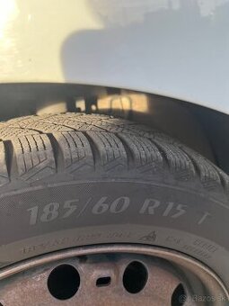 Predam 185/60/R15 zimné gumy za 40€
