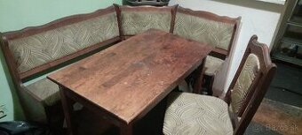 Rohová lavica - kuchyňa