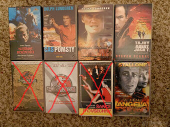 3 euro/kus - VHS videokazety originálne český dabing