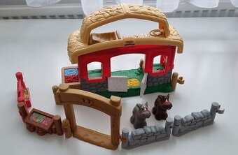 Veselá farma hrací set s otvárateľným domčekom