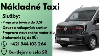 Preprava, Sťahovanie, Nákladné Taxi