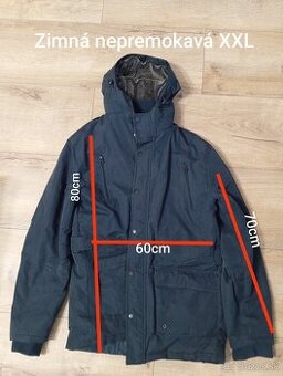 Zimná nepremokavá bunda pánska