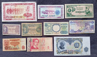 Bankovky z obehu svet 10