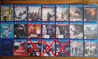 Predám Hry na Playstation 4