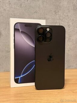 iPhone 16 Pro Max – 256 GB Black | TOP stav | ZÁRUKA