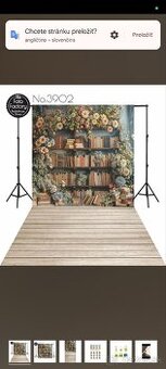 Predám školské fotopozadie kvalitný vinyl 160x300cm