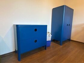 Detska izba-IKEA, dve skrine a posuvna postel