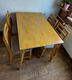 Jedálenský set stôl + 4x stolička - 1