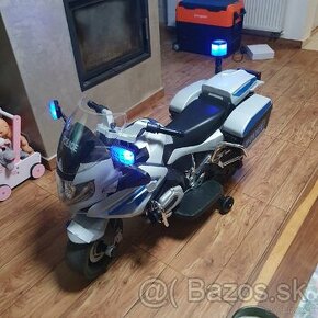 Detská Elektricka policajná motorka BMW