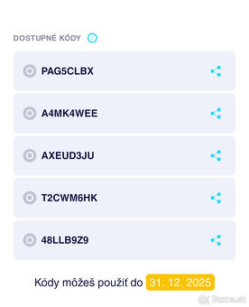 Radost zlavove kody 14 ks