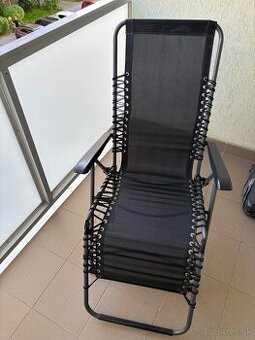 Záhradná stolička - lehátko polohovateľné