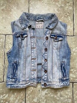 Riflová vesta Denim Co