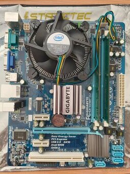 Základná doska GIGABYTE GA-G41MT-S2. Zajednané