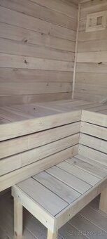 Fínska sauna exteriérova