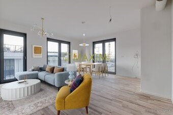 3 izbový apartmán s 2 balkónmi a parkingom v projekte Metrop