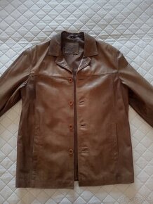Kožený kabát Kara veľ. M