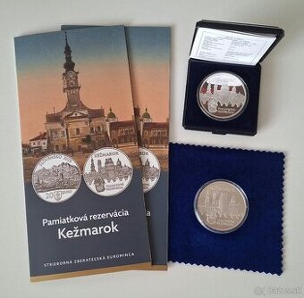 Kežmarok 20€ PROOF/BK pamätné mince