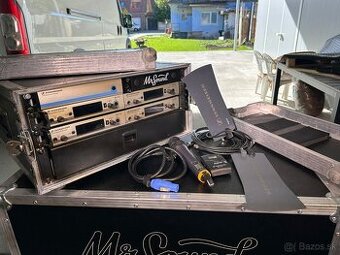 4-Port Sennheiser + mikrofóny a bodypacky Sennheiser