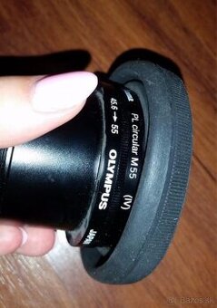 objektív Olympus s filtrom