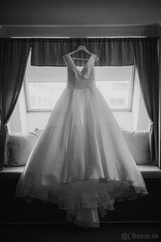 Svadobné šaty, veľkosť 38, princeznovský štýl