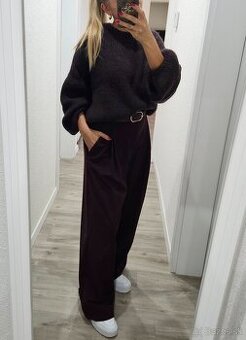 Široké nohavice Zara