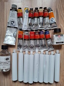 Olejové farby – kompletný set (Van Gogh, Prague Colors, St.