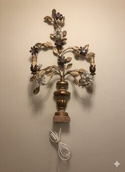 Elegantná nástenná Lampa/Svietnik