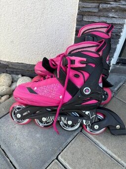 Predám dievčenské/detské nastavitelné kolieskové korčule
