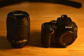 Nikon D5100 a  objektív Nikkor AF-S 18-105mm f3.5-5.6 G ED