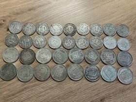 Strieborné mince - Švajčiarsko a USA