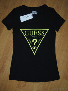 Guess dámske čierne tričko