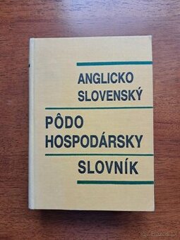 Anglicko / Slovensky PODOHOSPODARSKY slovnik. -