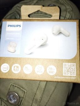 Predám nerozbalené bezdrôtové slúchadlá PHILIPS TAT2139WT