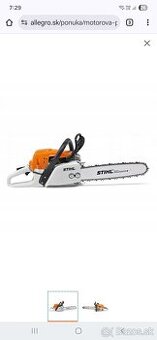 Motorová píla STIHL MS 291, Lišta 37cm, Objem 55,5cm3, Výkon
