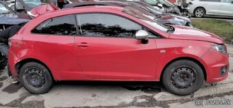 SEAT IBIZA FR 2.0 TDI 2010 predám DVERE, MOTOR CFHD, PREVODO