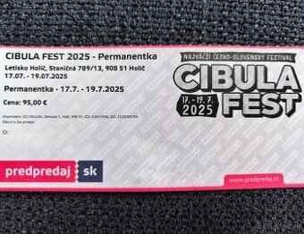 Cibula Fest 2025 - Permanentka