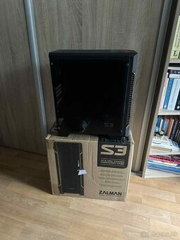 pc skrinka Zalman S3 + 6x120mm Arctic chladič
